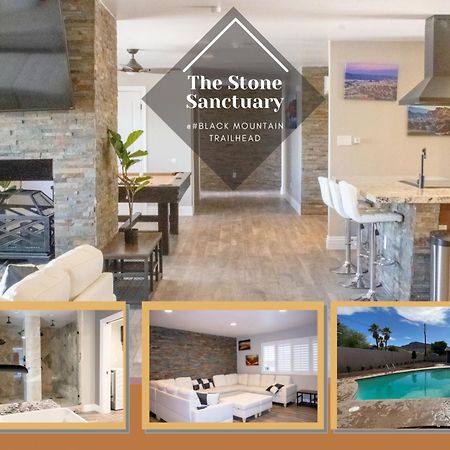 Lux Private Home - Pool, Billiards, 8 Smart Tvs, Board Games, Cotton Bedding - The Stone Sanctuary At Mccullough Hills Trailhead Las Vegas Exteriör bild
